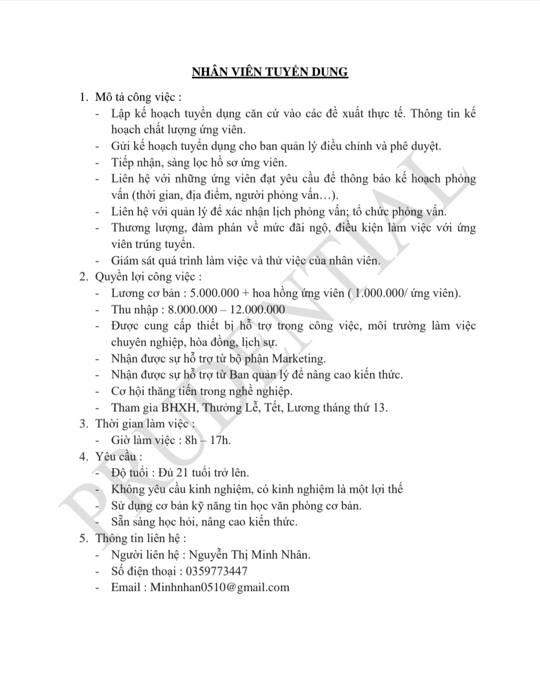 lĩnh vực hoạt động